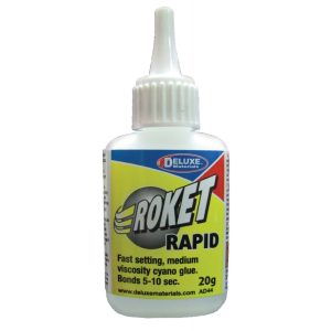 Deluxe Materials, AD44, ROKET RAPID, Cyanoacrylat Lim, Medium