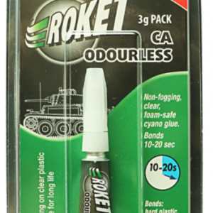 Deluxe Materials, AD85, ROKET ODOURLESS, 3g, CA Lim