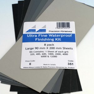 Albion Alloys, AL351, Extrafint Vattensandpapper
