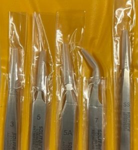 Amati, AM7372, Pincett, set med 5 olika pincetter