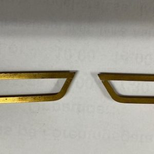 BåtTillbehör, BT001, Fönster, Metall, 46x12mm, Mässing, 1par