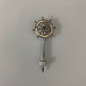 BåtTillbehör, BT005, Skeppsratt med Support, 54x24mm, Metall, 1st.