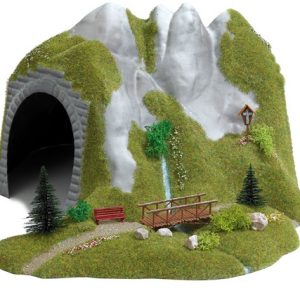 Busch, 3016, Tunnel, svängd, Skala H0