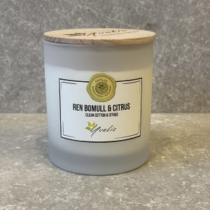 Doftljus Ren Bomull & Citrus från Yvelis – Stora