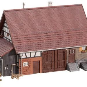 Faller, 190160, Bondgård/Stall/Lagerbyggnad samt Silo, 1946 – 1977, Skala H0