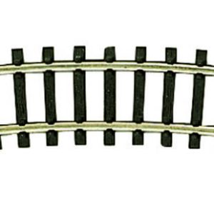 Fleischmann, 22231, Räls utan Banvall, Kurva, R1, 24°, Radie 194,6mm, Skala N