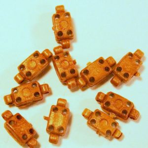 Graupner, 2501, Block, Plast, 4 hål, 10mm, 100/förp.