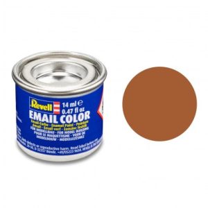 Revell, 32185, Brown mat, Email color, 14ml.
