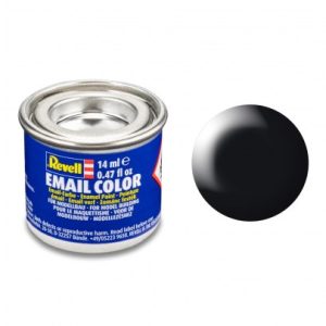 Revell, 32302, Black silk, Email color, 14ml.