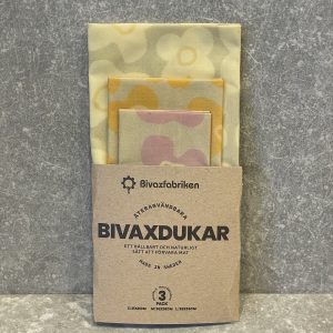 Bivaxdukar 3 pack i olika storlekar – Stranda