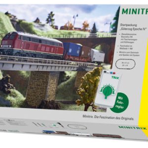 Minitrix, 11146, Start Set ”Freight Train” Analogt, skala N