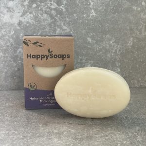 Ekologisk Raktvål Lavendel Shavingbar från Happy Soaps – 80 g