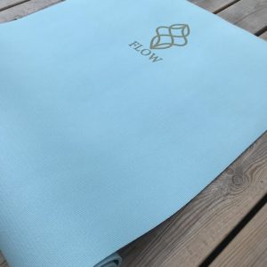 Yogamatta med bärband: Turkos